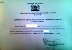 Certificate of registration